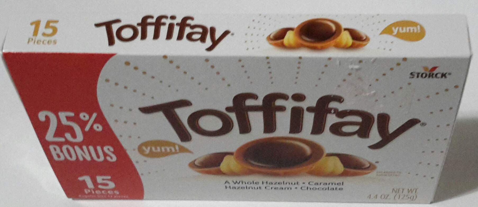 Toffifay chocolate candy pack, ideal for sharing or gifting moments.