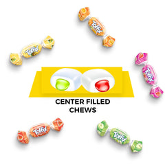 TOFFIX Fruit Chews watermelon center-filled bite for a juicy confection.