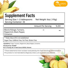 TOG999 Anti-Inflammaheb ginger-turmeric blend with warm flavor notes