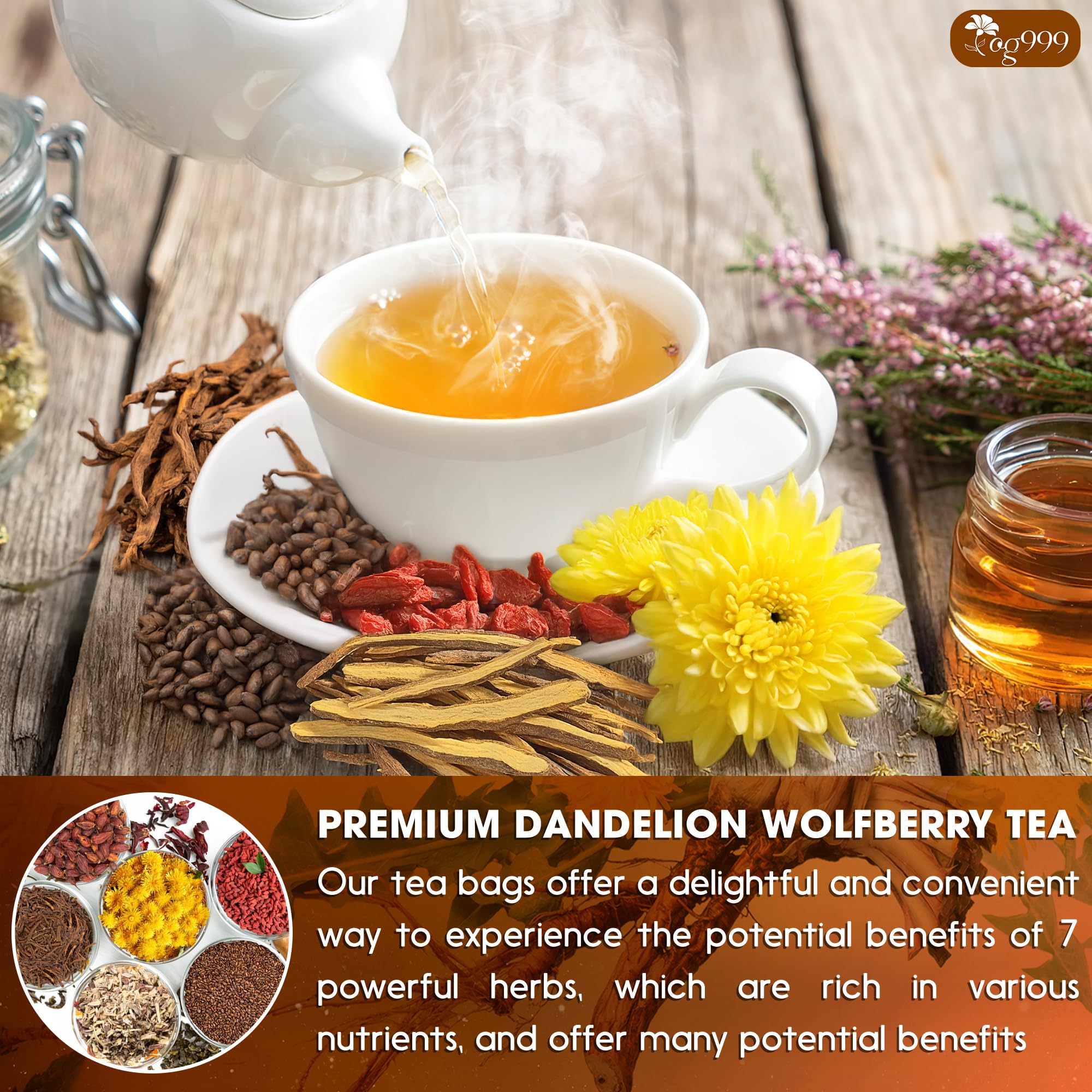 TOG999 Enjoyable tea moment suitable for unwinding.