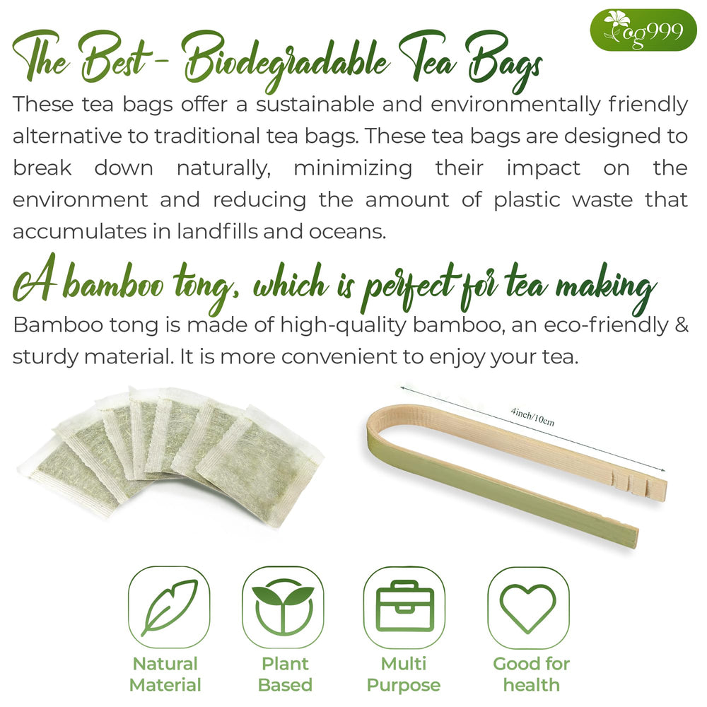 TOG999 no added sugar supports a clean tea-tasting experience