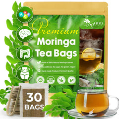 TOG999 Premium Moringa tea bag with leaves for a nutrient-rich cup