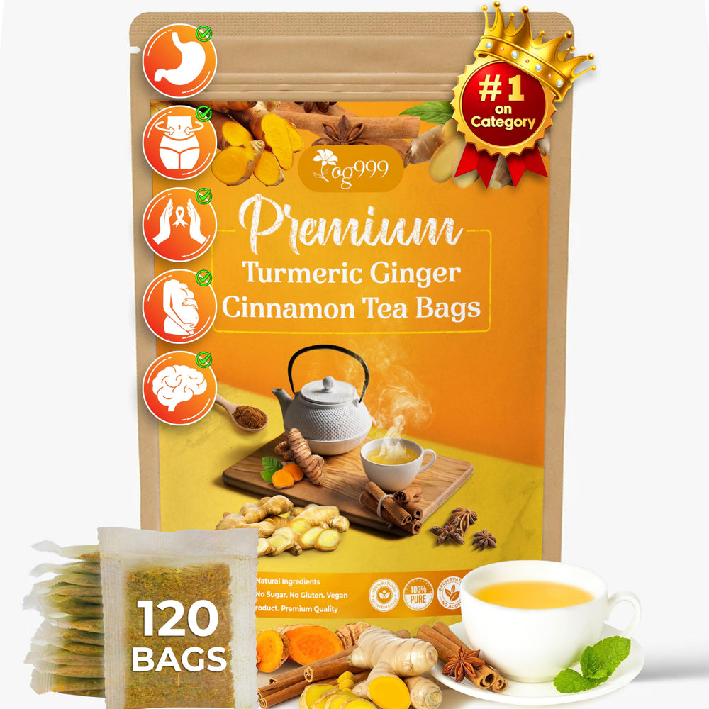 TOG999 premium-turmeric-ginger-cinnamon-tea-bags show rich aroma and inviting flavor