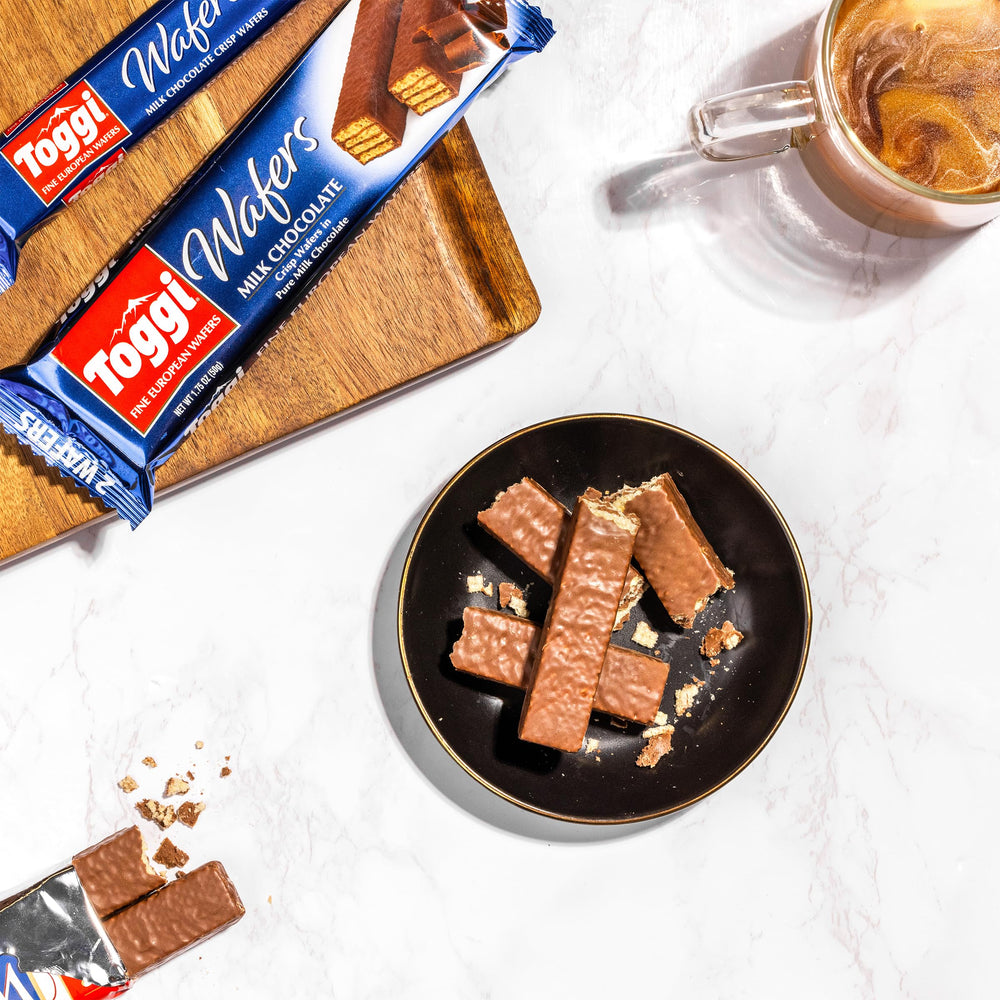 Toggi vegetarian-friendly wafers offer a guilt-free indulgence with a refined taste.