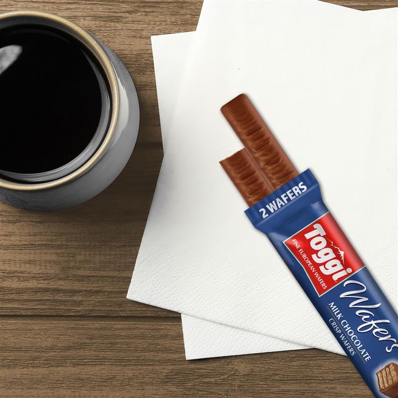 European-made Toggi wafers with high-quality ingredients and refined flavor.