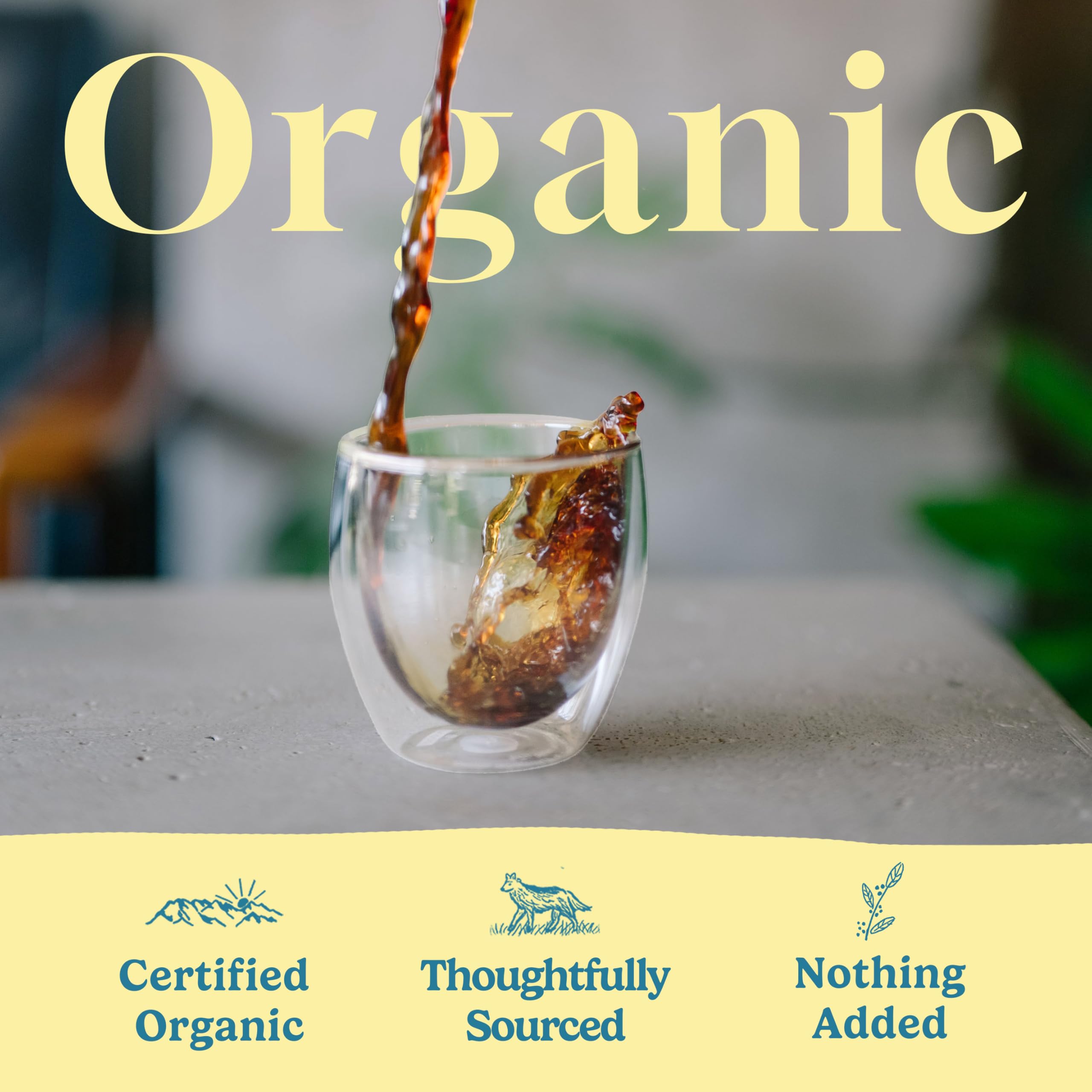 Tokyo Coffee Organic Blend aroma closeup emphasizes rich scent for morning rituals
