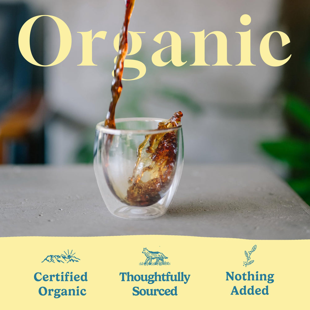 Tokyo Coffee Organic Blend aroma closeup emphasizes rich scent for morning rituals