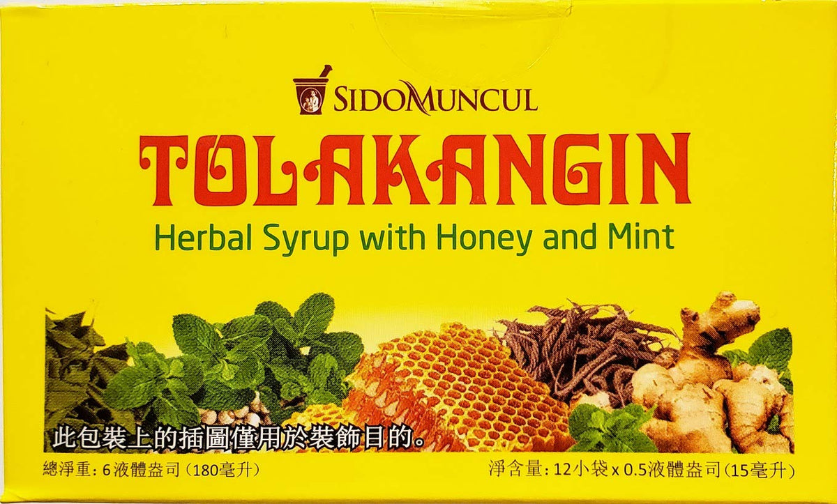 Tolakangin Tolak Angin Herbal with Honey bottle in packaging shot, convenient daily herbal option.