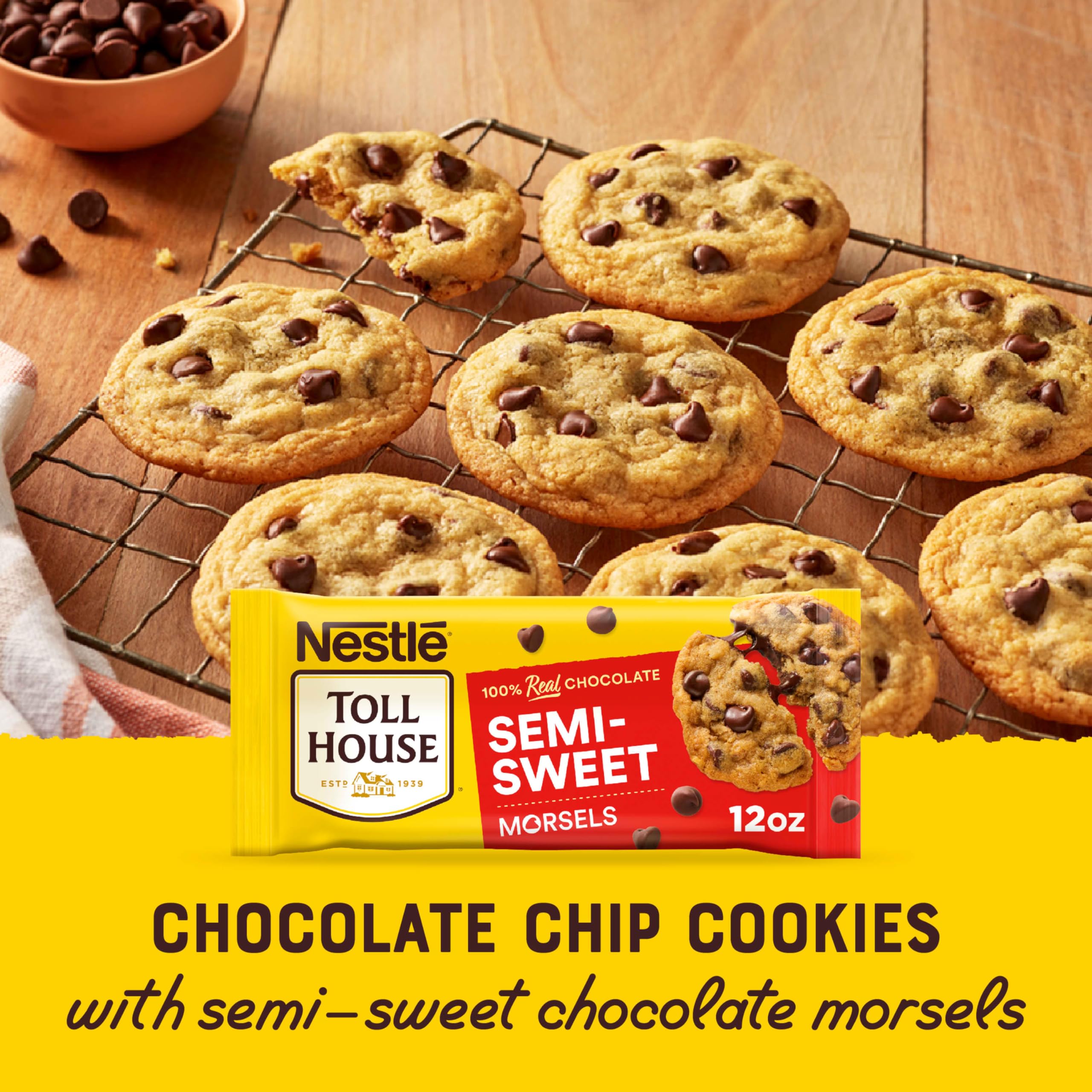 Toll House gluten-free chips maintain texture in gluten-free baking.
