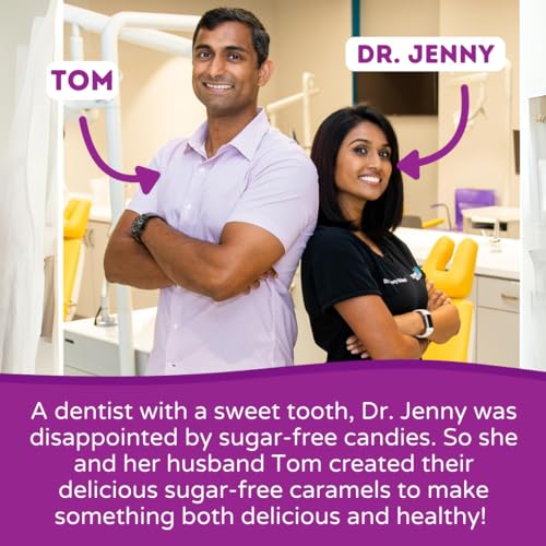 Tom & Jenny's giftable candy box, delightful sugar-free present for loved ones.