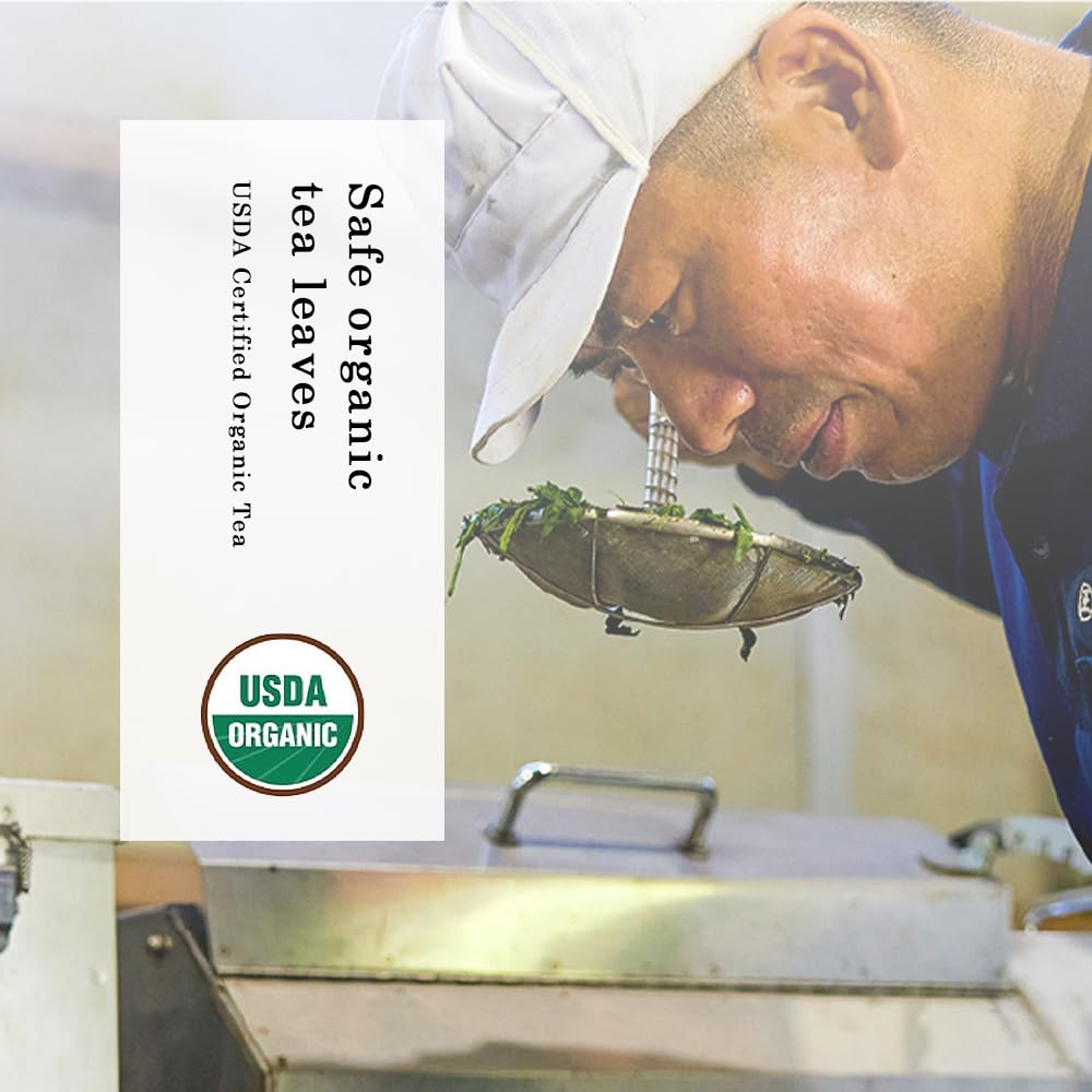 Tomosan Hojicha USDA Organic certified for trustworthy quality