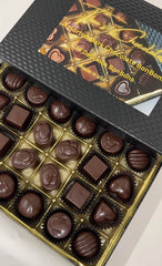 Tom's Chocolates assorted dark bon bons 24pc box for gifting