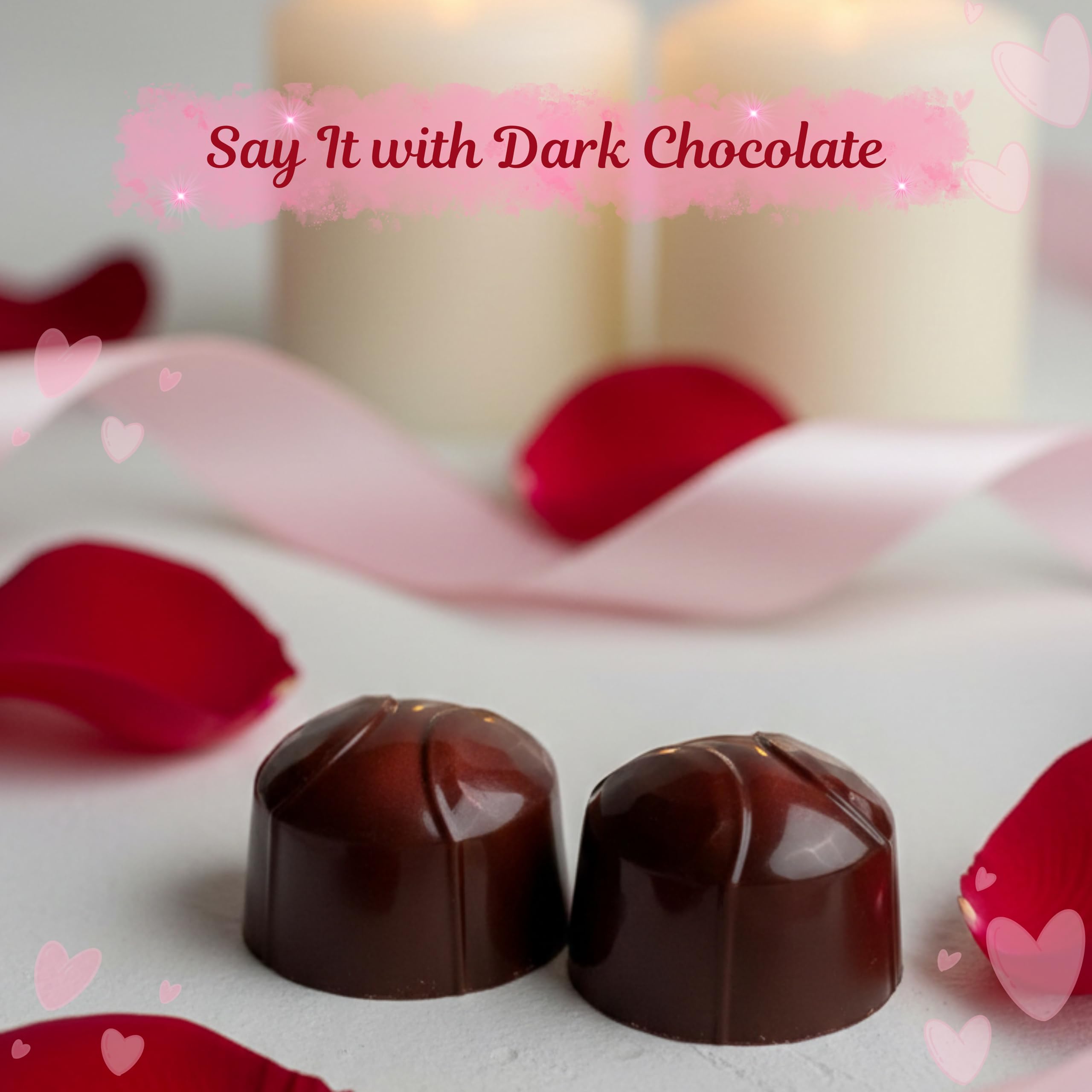 Tom's Chocolates almond bonbon with smooth center perfect for tea time