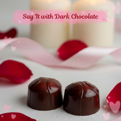 Tom's Chocolates almond bonbon with smooth center perfect for tea time