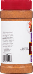 Tone's Taco Seasoning Blend on beef tacos, easy weeknight dinner idea.
