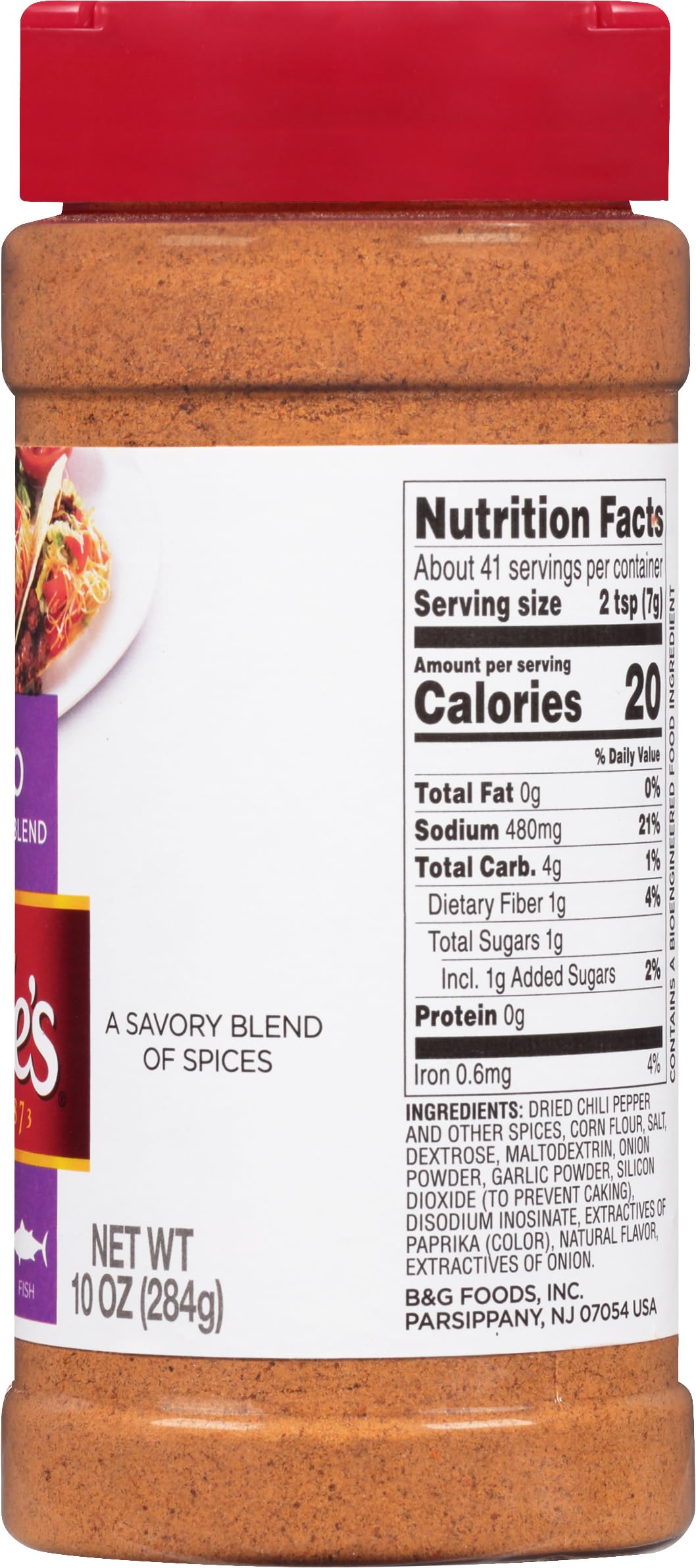 Tone's Taco Seasoning Blend with chicken and pork sizzle, flavorful meals.