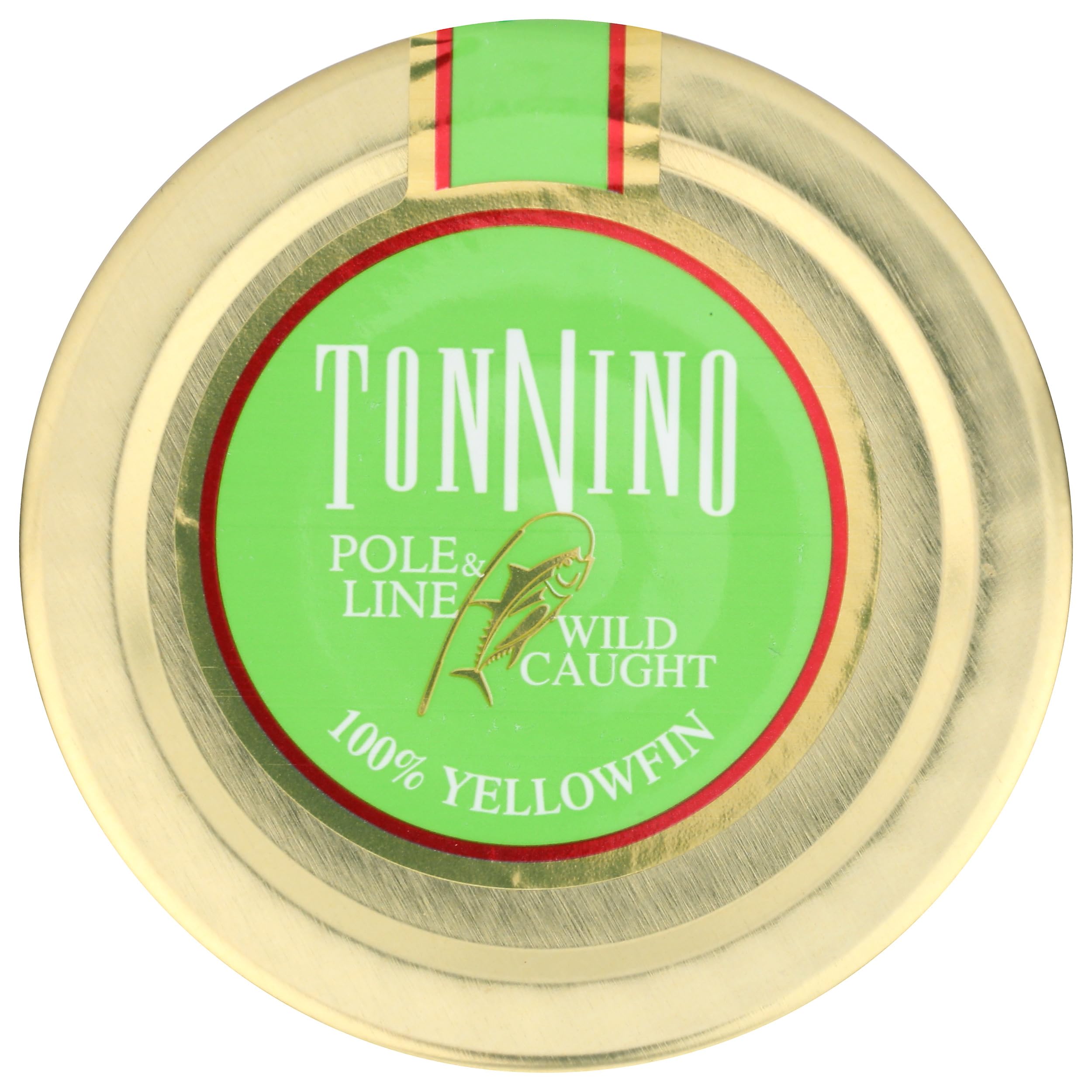 Tonnino Jalapeño Tuna label close-up highlights premium ingredients.