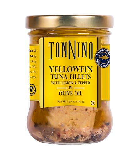 Tonnino yellowfin tuna lemon pepper olive oil wrap for on-the-go meals