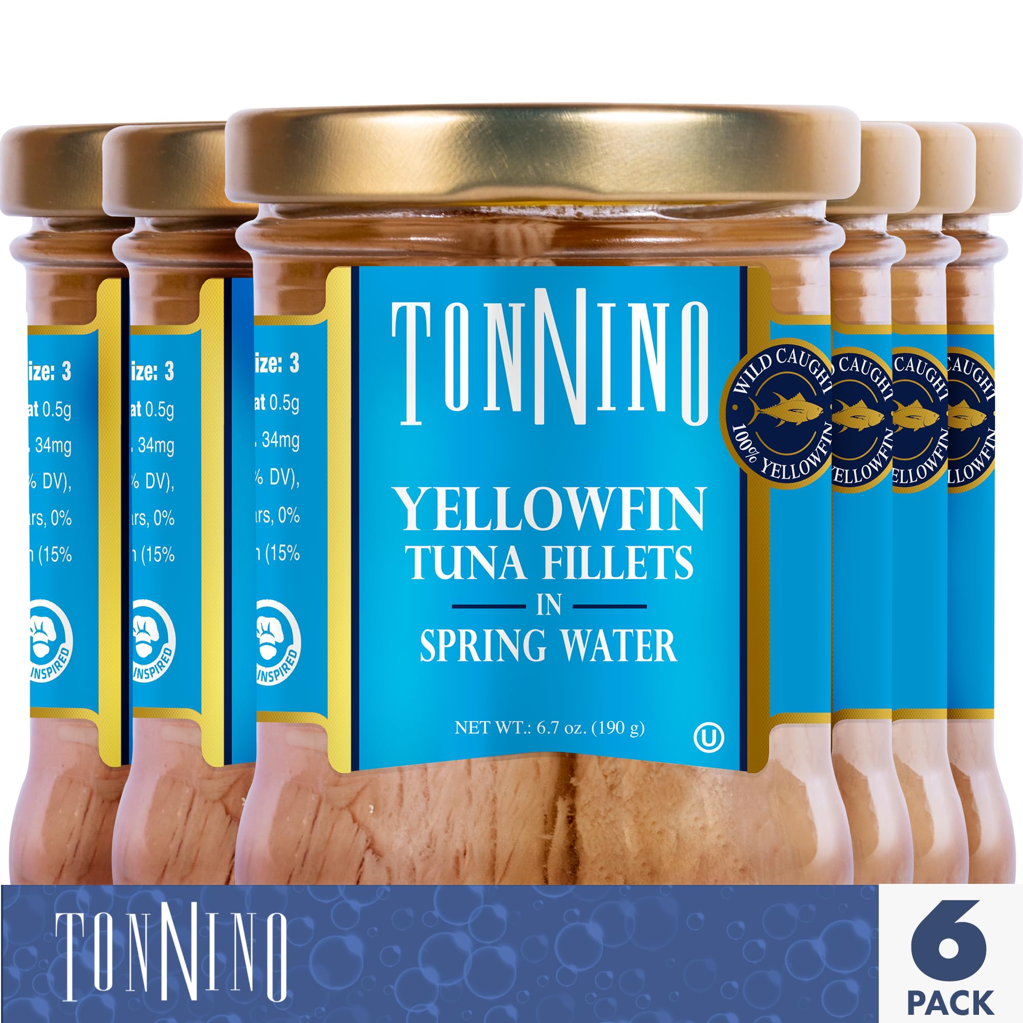 Tonnino Yellowfin Tuna on a sandwich, a flavorful quick meal.