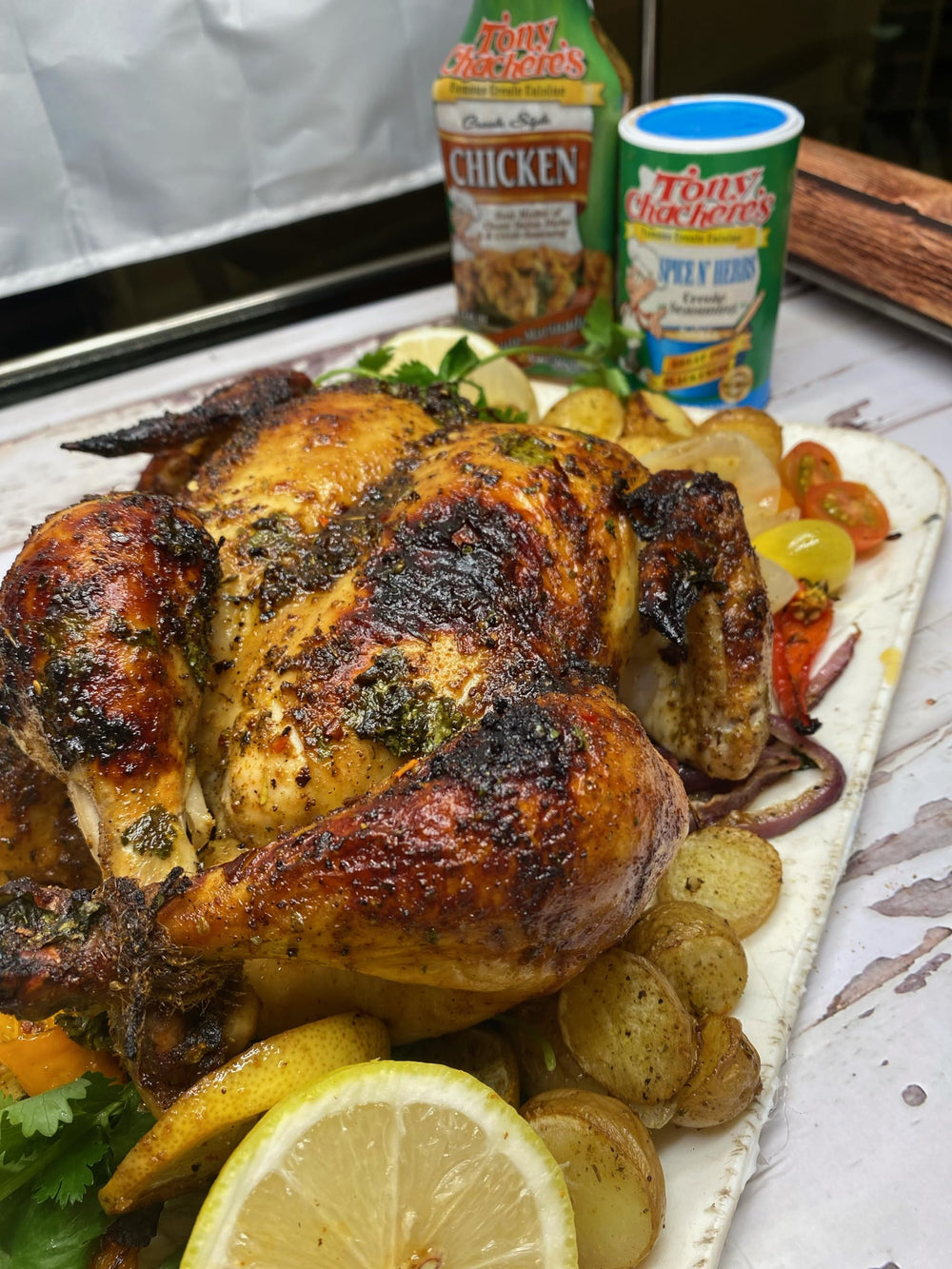 Tony Chachere's Spice N Herbs versatile all-purpose seasoning for everyday meals.
