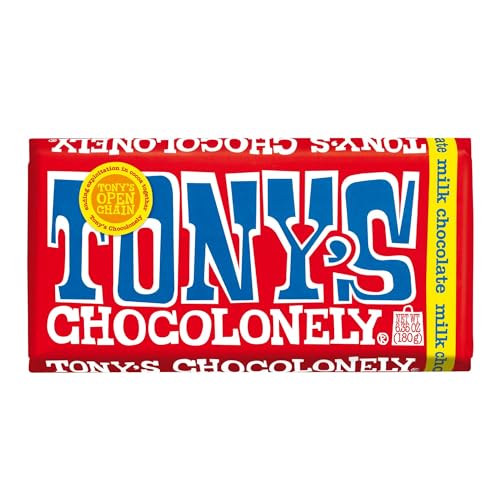 Tonys Chocolonely fairtrade label showing West Africa sourcing.
