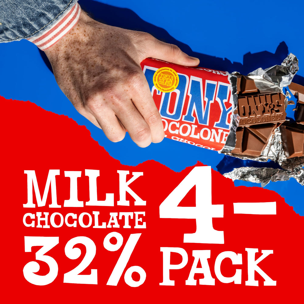 Tonys Chocolonely gift-pack display ready for gifting occasions.