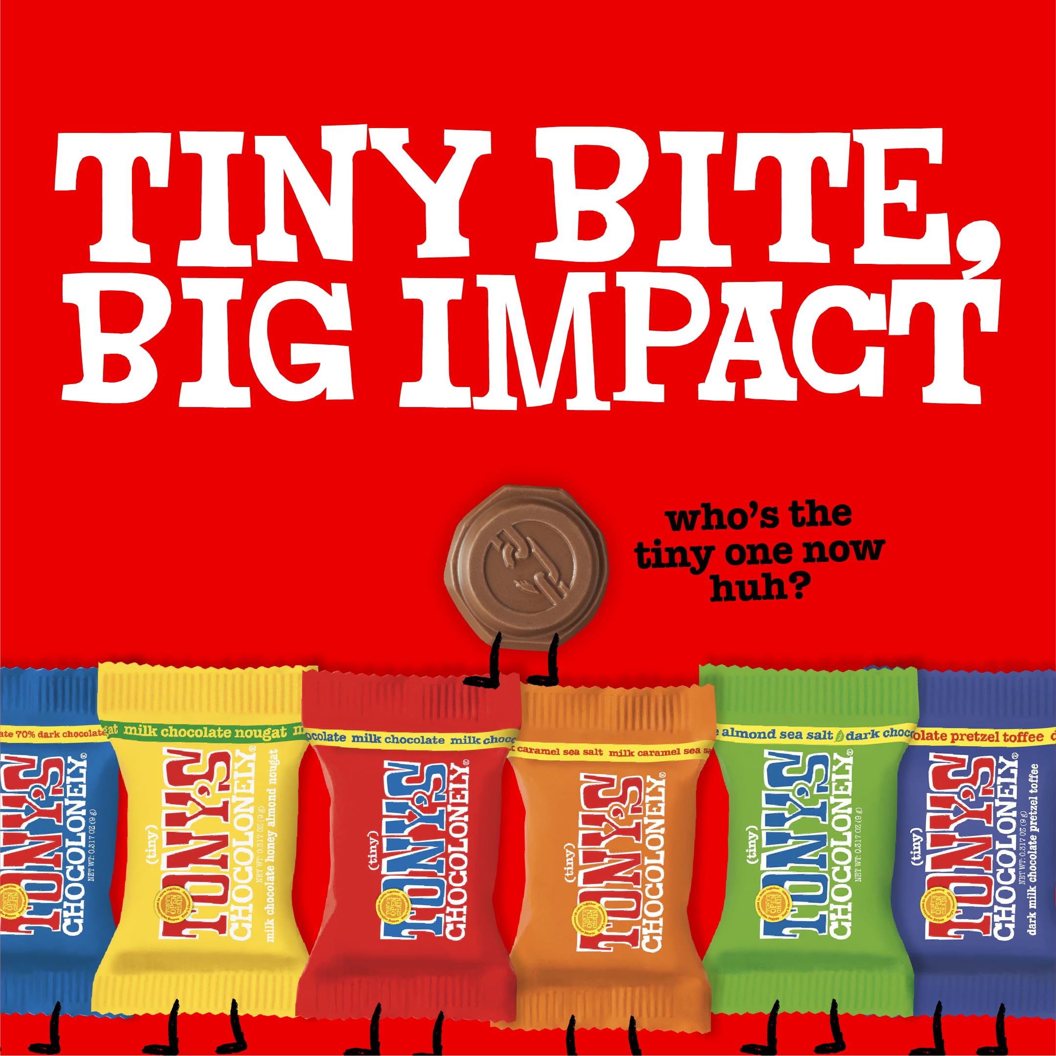 Tony’s Chocolonely gift-pack packaging, ready for celebrations.