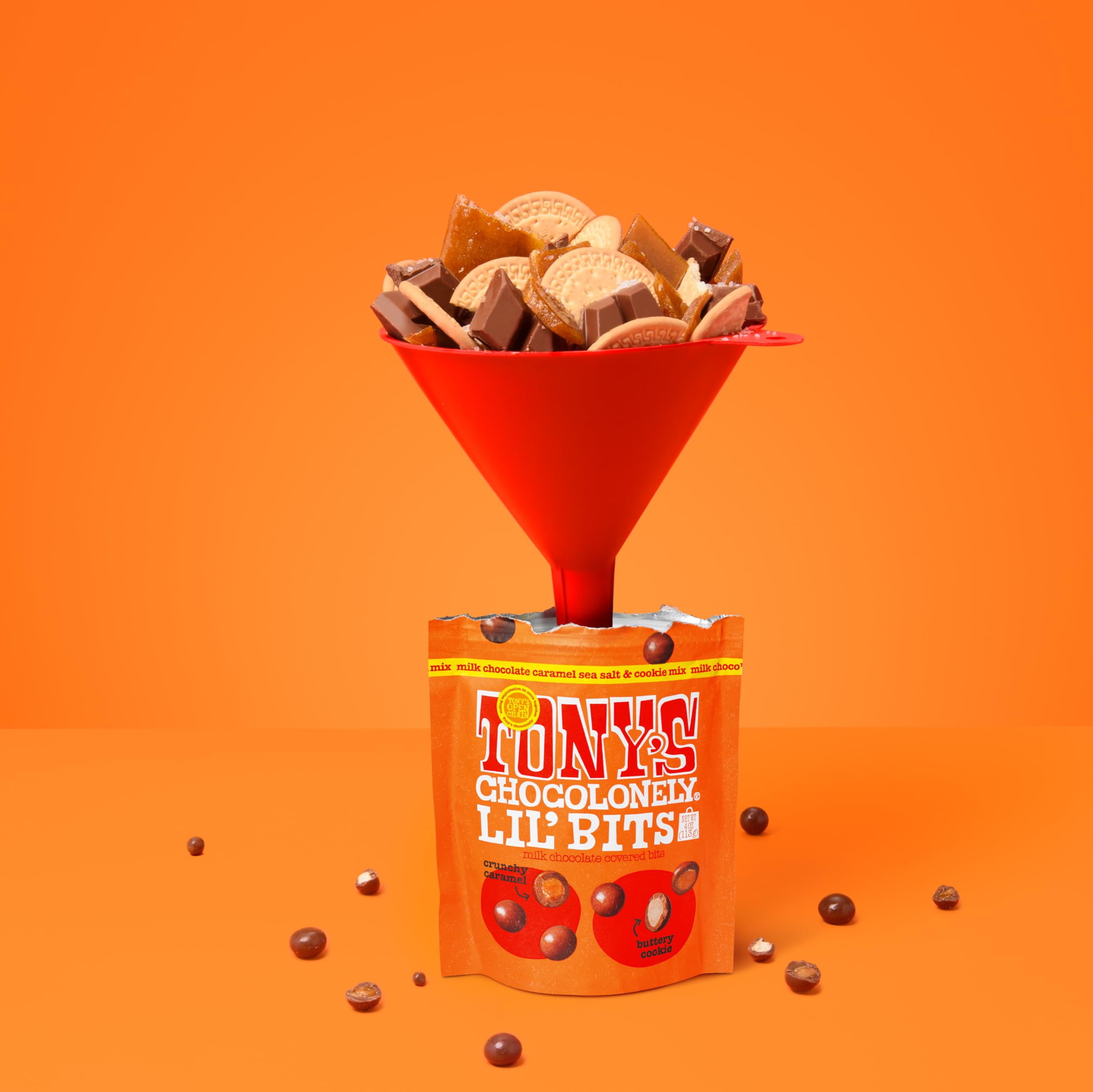 Snack time at a desk with Tony's Lil’ Bits for a satisfying break.