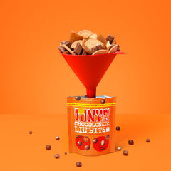 Snack time at a desk with Tony's Lil’ Bits for a satisfying break.