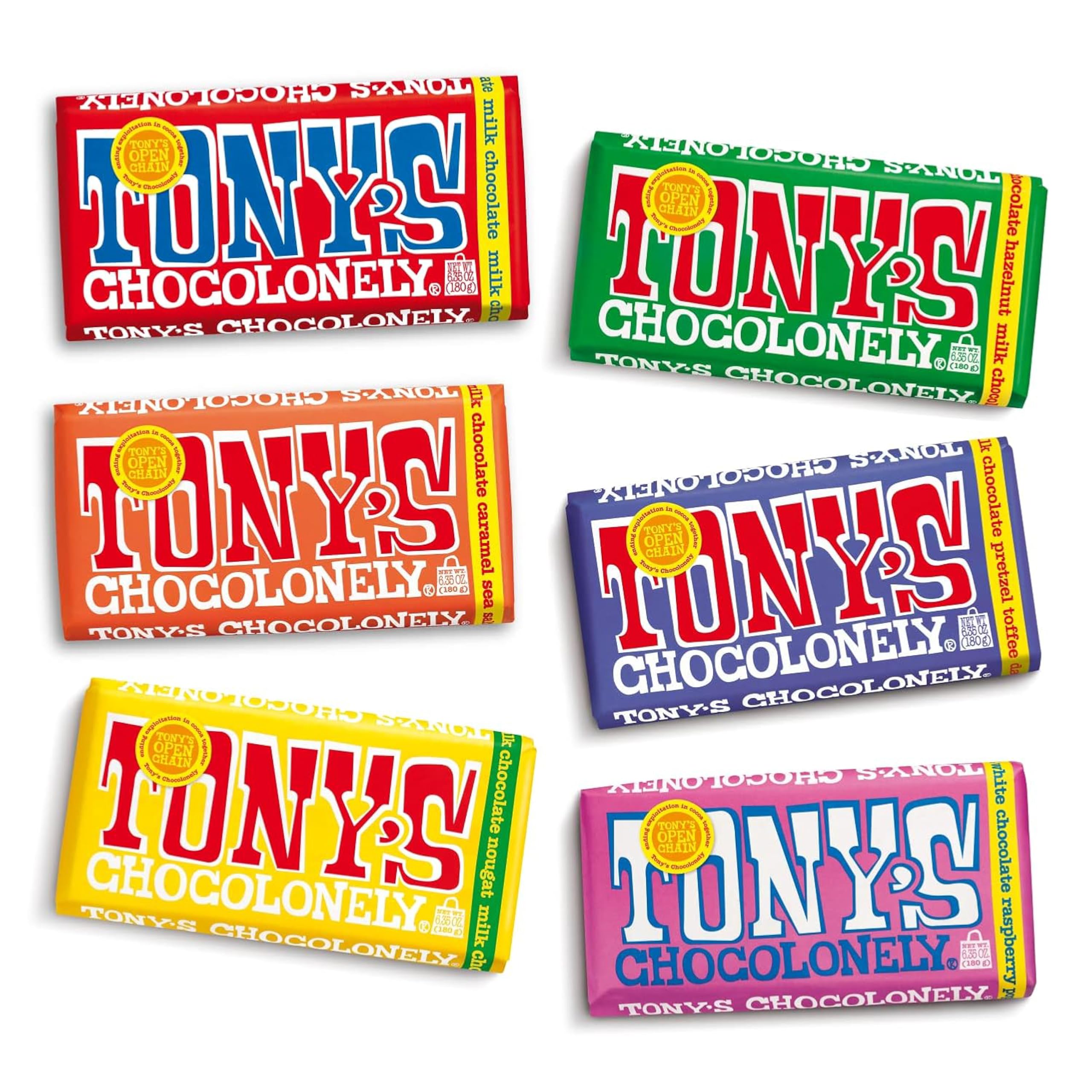 Tony's Chocolonely Super Duper Milk Bundle pack shot for sharing and gifting.