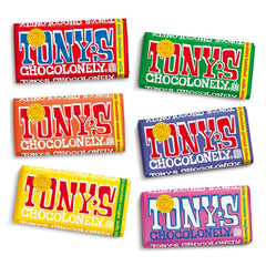 Tony's Chocolonely Super Duper Milk Bundle pack shot for sharing and gifting.