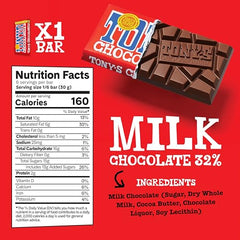 Tony's Chocolonely Super Duper Milk Classic Bar, creamy chocolate for everyday snacking.