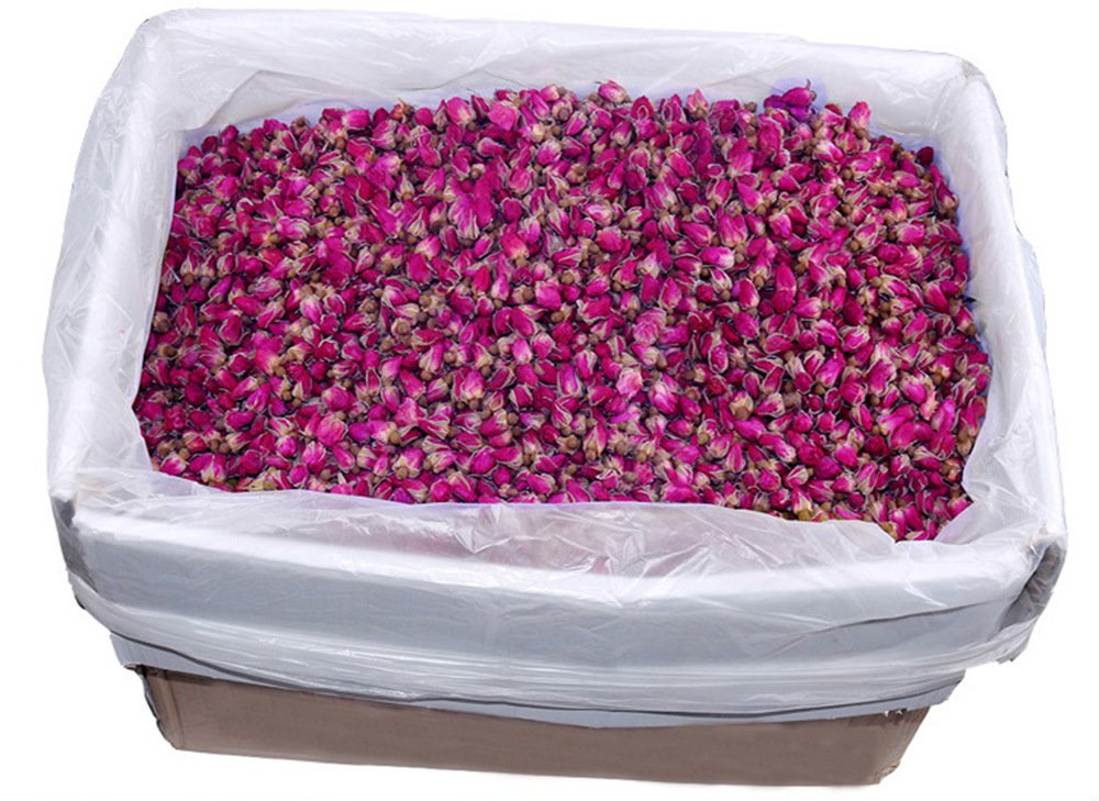 TooGet organic dried rose buds add color to drinks and baths