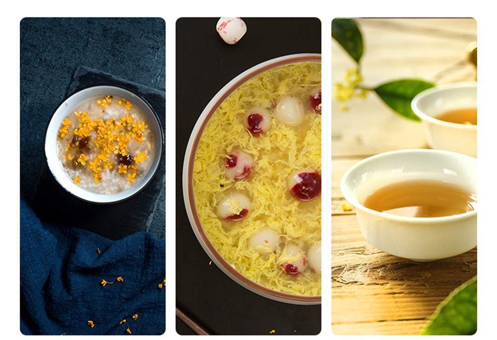 TooGet Osmanthus jelly idea using dried flowers for dessert flavor