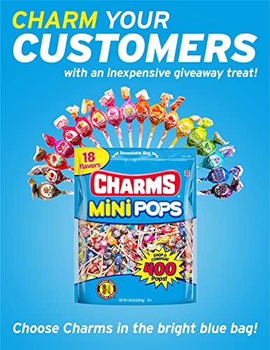 Tootsie Charms Mini Pops gluten-free and peanut-free treat option.