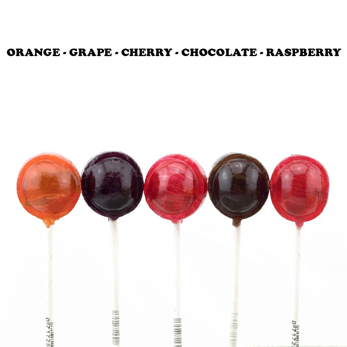 Tootsie Pops chocolate center detail highlights the chewy candy core.