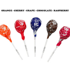 Tootsie Pops raspberry flavor close-up adds vibrant color to celebrations.