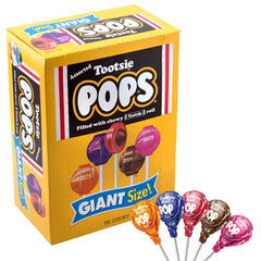 Tootsie Pops giant-size assorted flavors are a crowd-pleasing party treat.