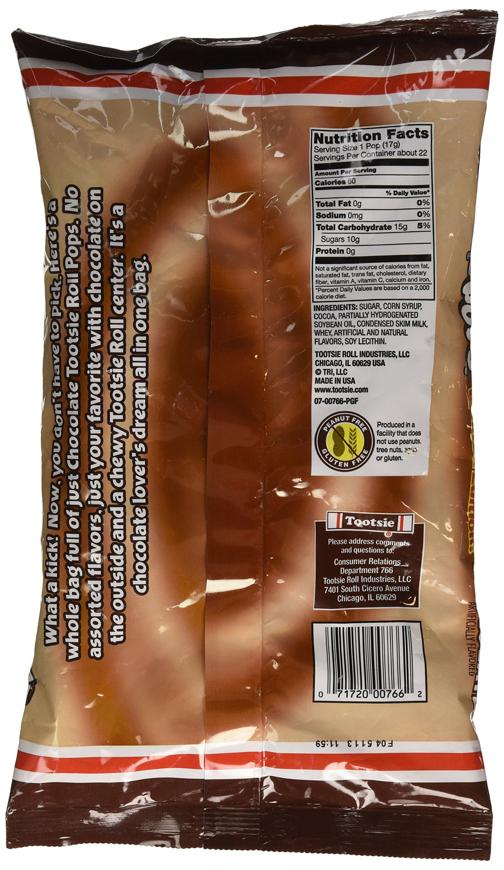 Tootsie Pops chocolate pops closeup highlights glossy finish and indulgent aroma.