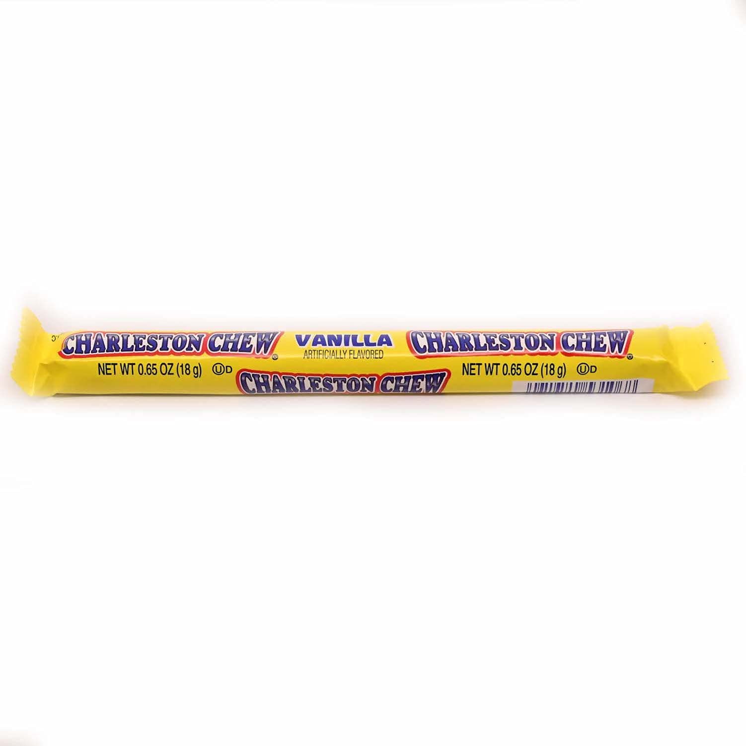 Tootsie Roll Charleston Chew vanilla s'mores idea, microwaved on graham cracker.