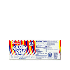 Tootsie Roll Charms Blow Pop gum center closeup promotes a fun, flavorful bite.
