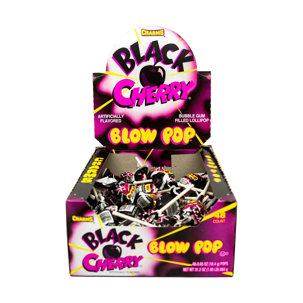 Tootsie Roll Charms Blow Pops bulk pack supports events and celebrations.