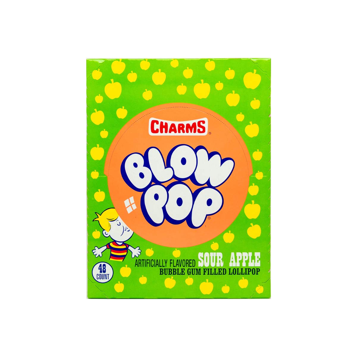 Tootsie Roll Charms Blow Pops gum center close-up