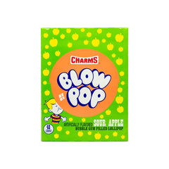 Tootsie Roll Charms Blow Pops gum center close-up