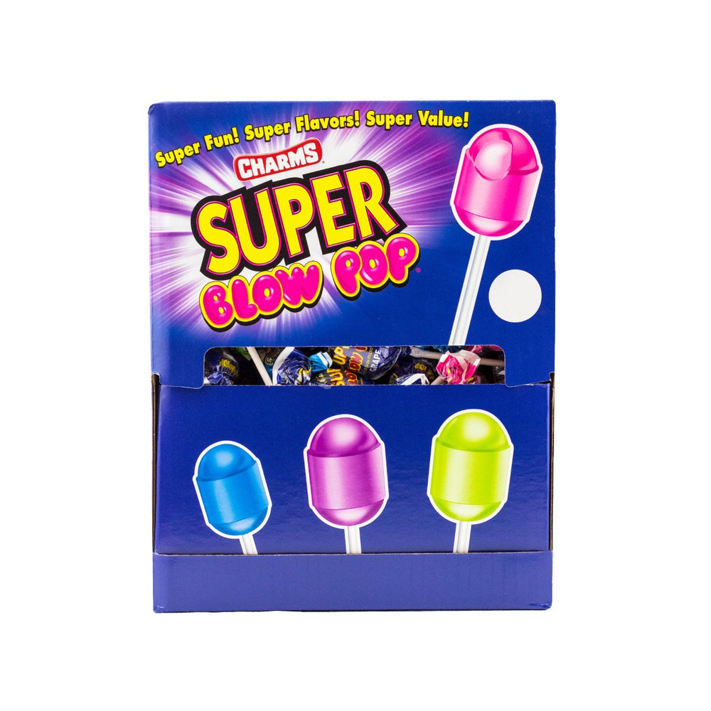 Kosher, Peanut Free and Gluten Free Charms Blow Pops labeling.