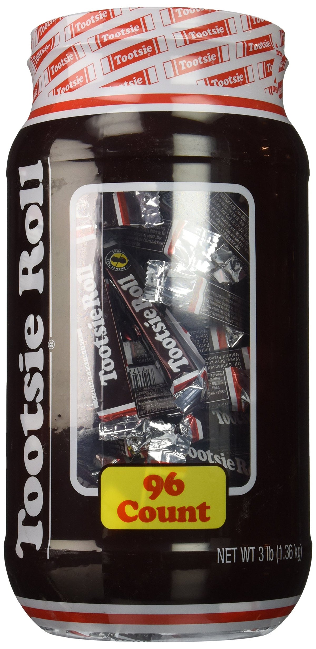 Tootsie Roll Chocolate large 96-count package, ideal for sharing