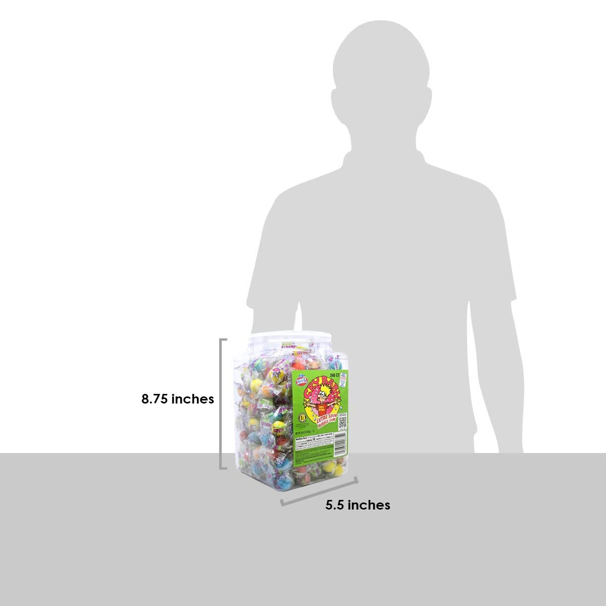 Tootsie Roll Cry Baby Extra Sour Gum shareable packaging ideal for gifting.