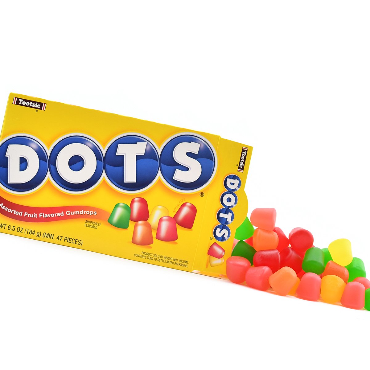 Tootsie Roll DOTS holiday pack orange – zesty citrus bite for on-the-go treats