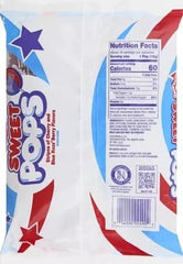 Tootsie Roll dual-flavor cherry blue razz pops show two fruity flavors