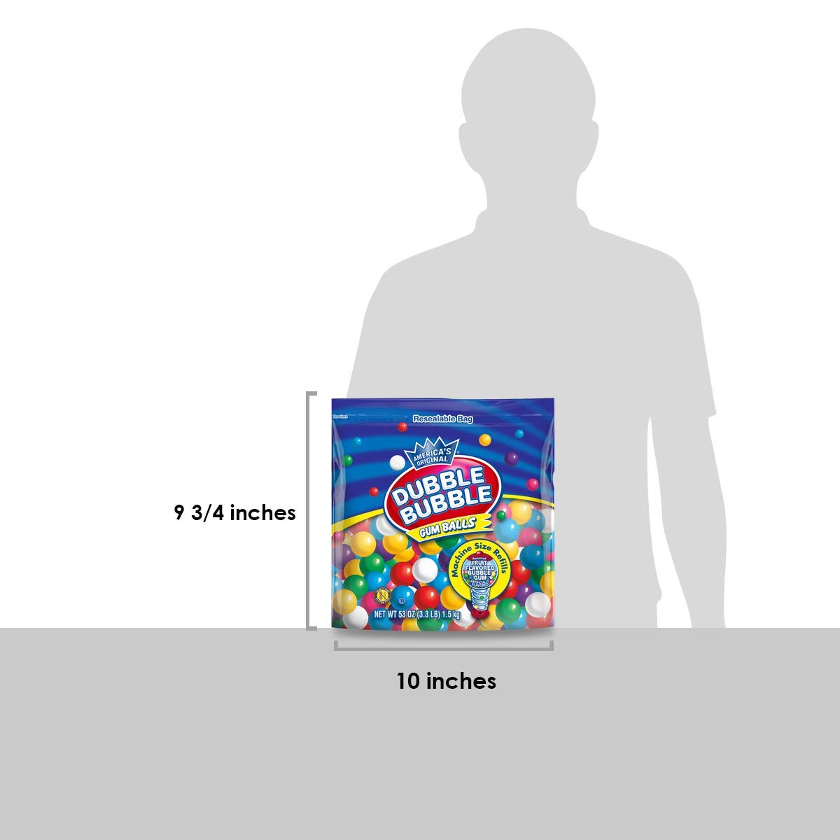 Tootsie Roll Dubble Bubble gumballs ready for quick, cheerful dispensers.